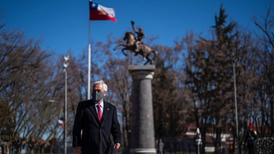 El Presidente Sebastián Piñera estuvo presente en el acto por la conmemoración del natalicio de Bernardo O’Higgins. (Foto: @presidencia_cl).  